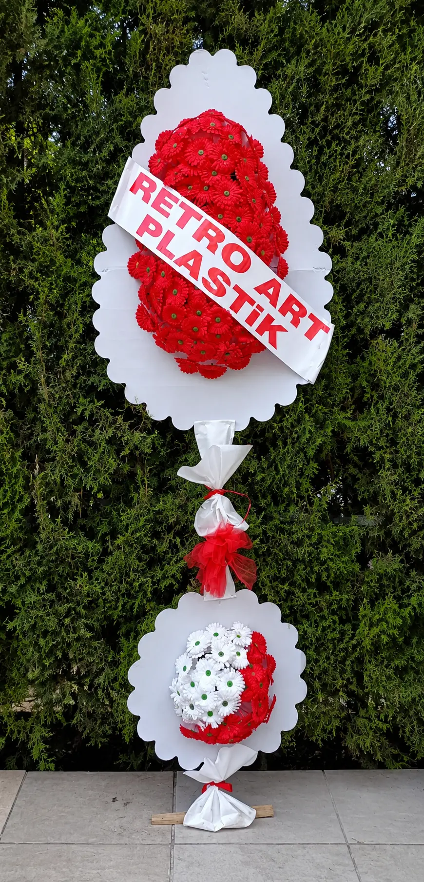 Yapay Gerbera Çelenk
