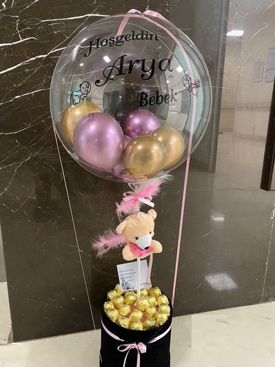 Gaziantep Balonlu Aranjman Siparişi — Gaziantep çiçek siparişi