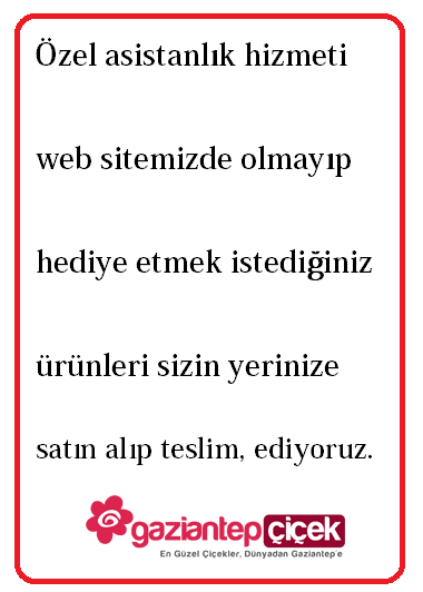 Özel Asistanlık Hizmeti — Oğuzeli Çiçek Siparişi için Gaziantep çiçek siparişi, aynı gün teslimat