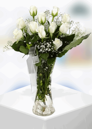 11 Beyaz Gül-16 Gaziantep Çiçekciler